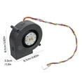 thumbnail image 6 of Industrial 97mm PWM Blower Fan 12V 6A 18000Hrs Lifespans For DVR Switches Cabinet Small Space Ventilation, 6 of 8