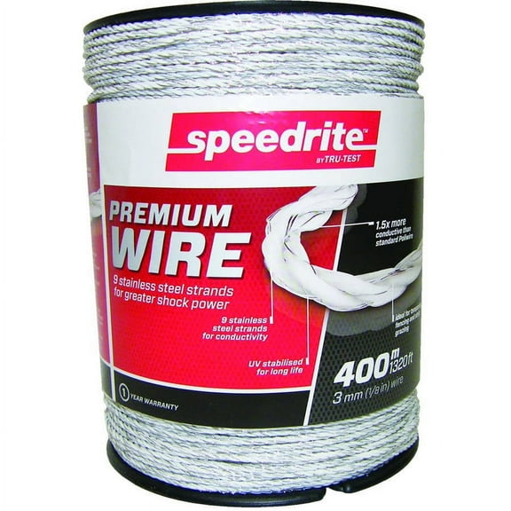 Speedrite 9 Strand Premium Wire 1320', White