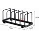thumbnail image 2 of Plate Storage Rack Drainer, Cutting Boards, Bakeware, Serving Trays Holder, Lid Organizer, Cabinet Dish Rack (Black, 2 Packs), 2 of 4