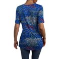 thumbnail image 3 of a.Jesdani Womens Plus Size Tops Short Sleeve Casual V Neck Criss Cross Blouse Tunic M-4X, 3 of 5