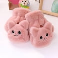 thumbnail image 2 of Bmisegm Warm Gloves for Women Convertible Mitten Style Cat Accent Touchscreen Button Detail Cold Weather Gloves Pink One Size, 2 of 5