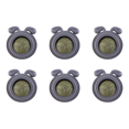 thumbnail image 1 of Pelotas Hierba Gatera Plástico Juguete para Cabeza Perro Suministros (gris Claro) 6 Uds., 1 of 5