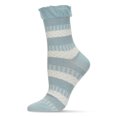 thumbnail image 3 of MeMoi Pattern Mix Women's Cotton Blend Ankle Socks - Womens - Female, One Size, Faded Denim, 3 of 7