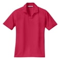 thumbnail image 5 of Womens Rapid Dry Cotton/Polyester Polo T-Shirt Red Large, 5 of 6