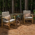 thumbnail image 2 of Casual Cushion Outdoor Lumbar Pillow, Striped Sunbrella Fade-Resistant for Patio Furniture & Porch Swings, 19"W x 12"L, 6" thick, Reversible, Brannon Redwood, 2 of 5
