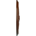thumbnail image 4 of Ekena Millwork 16 7/8"OD x 1 1/2"P Swindon Ceiling Medallion (Fits Canopies up to 2 7/8"), Hand-Painted Burnished Mahogany Crackle, 4 of 6