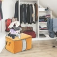 thumbnail image 2 of Hearth & Gear Storage Bags Organizer Container With Strengthened Handles And Clear Window Storage Cloth Organizer for Clothes Baby Closet Organizer Large Capacity Storage Organization Bags Clean, 2 of 4