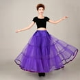thumbnail image 5 of Women's Vintage 50s Rockabilly Purple Petticoat Long Tutu Dress Crinolines, 5 of 6