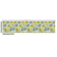 thumbnail image 2 of Ambesonne Floral Fabric by the Yard Upholstery, Yellow Dahlias Print, 3 Yards, Pale Blue Yellow, 2 of 4