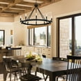 thumbnail image 5 of 92589-BK-Designers Fountain-Fiora - 10 Light Chandelier     -Traditional Installation, 5 of 5
