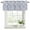 Blue, variant on 2 Pack Blue Geometric Valances for Windows Bedroom Living Room Window Treatments, Watercolor Chevron Abstract Rod Pocket Valance Drapes Short Kitchen Curtains Over Sink 60"x18"