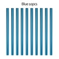 thumbnail image 1 of 304 Stainless Steel Straw Bar Accessories Tools Metal Reusable Straws Bubble Tea Drinking Straw Reusable Tubes For Drinks Blue10pcs, 1 of 6