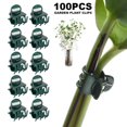 thumbnail image 1 of OUSITAID Orchid Clips  100 Pack Plastic Plant Clips Vine Attachment Clip Flower Spike Clips Garden Clips For Supporting Stems Vines, 1 of 11
