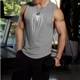 thumbnail image 3 of Camiseta deportiva informal de tendencia diaria para hombre, novedad de verano de 2024, de secado rápido, transpirable, holgada, sin mangas, para entrenamiento físico, 3 of 5