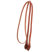 Horse Western Challenger Made Leather Quick Change Barrel Contest Reins Brass 66RT14