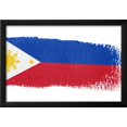 thumbnail image 2 of Brushstroke Flag Philippines, Framed Art Print Wall Art by robodread Sold by Art.Com, 2 of 5