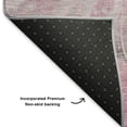 thumbnail image 5 of Addison Rugs Mayfield Premium Machine Washable Transitional Floral Pink Rectangle Rug, 1'8" x 2'6", 5 of 6