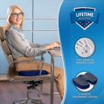 thumbnail image 1 of Cojín de asiento Everlasting Comfort para silla de oficina, azul marino ZefeiWu 1327533510424, 1 of 1