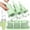 Green, variant on YX Ice Cube Tray for Tumbler Cup 30Oz-40Oz, Easy Fill and Release Ice Maker BPA-Free(Green 3 Pcs)