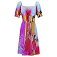 thumbnail image 4 of The Medieval Knight neon Sleeveless Dress elegant and pretty women's dresses, 4 of 6