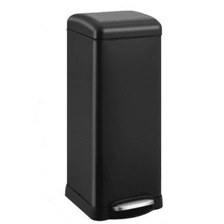 LAZY BUDDY, Stainless Steel Step Trash Can, 30L, Silver - Walmart.com