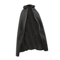 thumbnail image 4 of Capa con capucha para hombre, escala 1/6, capa de caballero medieval, elegante disfraz para muñecos masculinos de 12 pulgadas Negro, 4 of 9
