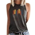 thumbnail image 1 of Birdeem Mode Femmes Chemises Sans Manches à Col Rond Imprimées Tuniques Tee Tops, 1 of 1