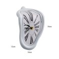 thumbnail image 6 of 2024 New Novel Surreal Melting Distorted Wall Clocks Surrealist Salvador Dali Style Wall Watch Decoration Gift Home Garden, 6 of 6