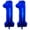 Navy Blue 11, variant on NCQ 40 Inch Navy Blue 13 Number Balloons Giant 13 or 31 Balloons Navy Blue Birthday 13 Balloons 13th Birthday Anniversary Events Party Decorations Supplies
