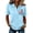 Light BlueAW0520&03, variant on Fabrcox 1776-2026 4th of July Women's Polo Shirts Short Sleeve Flag Print USA 250th Anniversary Shirt Celebration Freedom Patriotic Shirts for Women White M