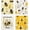 Bee Happy, variant on Summer Yellow Swedish Dishcloths for Kitchen, Swedish Dish Cloths for Happy, Papaya Paper Towels, 4 Pack Dish Towels for Kitchen, Papaya Paper Towels Washable