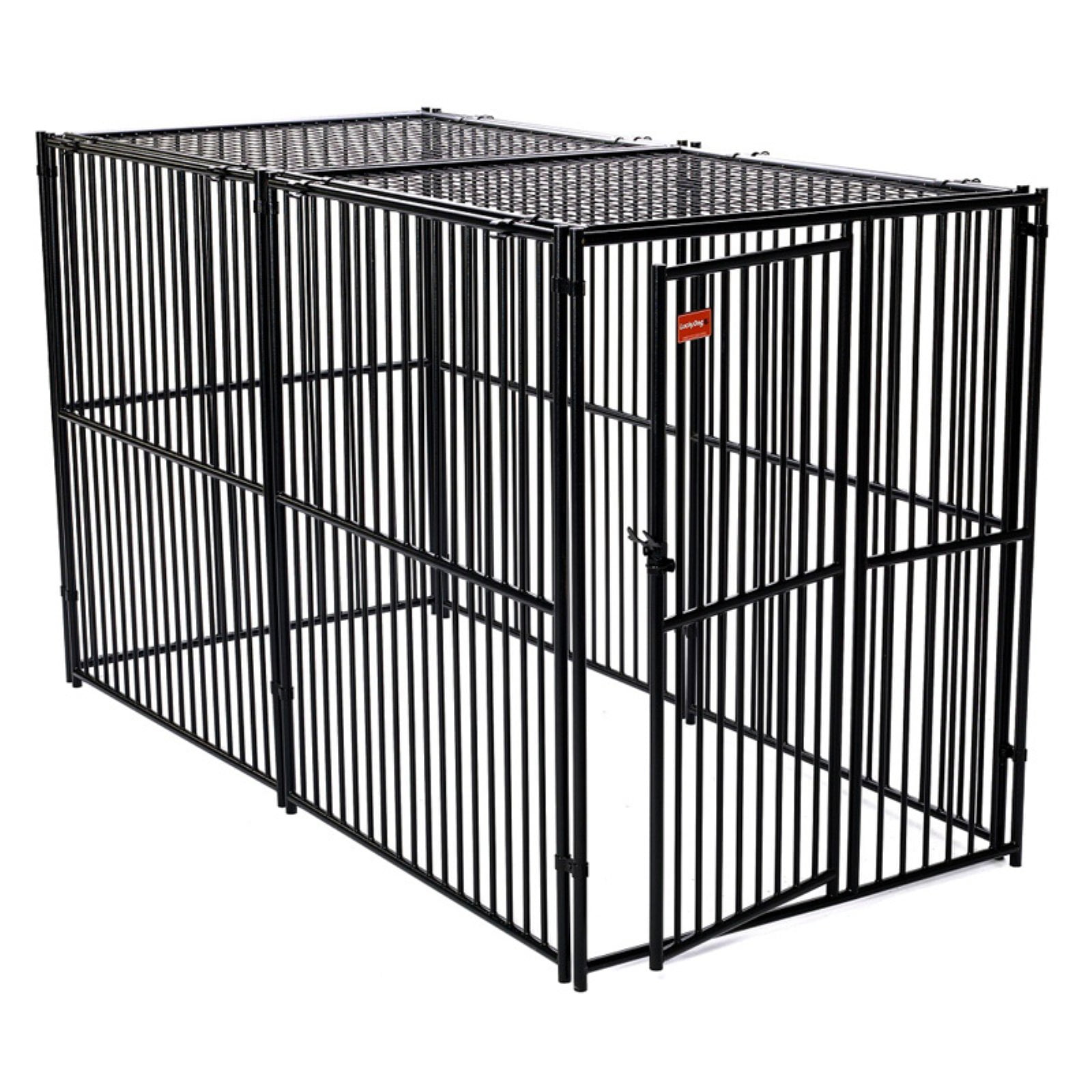 Lucky Dog European Style Modular Kennel with Predator Top