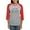 Heather/Red, variant on CafePress - Ukraine Long Sleeve T Shirt - Womens Baseball Tee