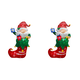 thumbnail image 1 of Papá Noel Inflable Navideño 5 Pies Con Luces LED para Jardín Y Césped, 1 of 9