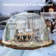thumbnail image 6 of Winter Pop Up Bubble Tent - 6'x6' Instant Igloo Tent,Weatherproof Shelter, Cold-Resistant, Spacious for 2-3 Adults, 360° Transparent PVC Windows, Easy Setup & Foldable for Camping, Parties, Outdoor, 6 of 11