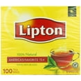 thumbnail image 1 of 12 PACKS : Lipton Tea Bags, Cup Size 100Count, 8 Ounce Boxes, 1 of 1