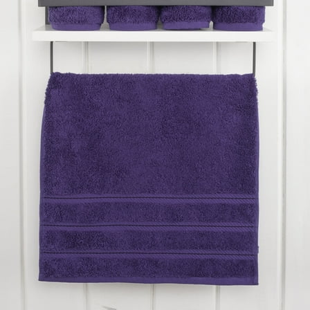 American Soft Linen Hand Towel 100% Cotton 1 Piece Luxury Hand Towel, Purple
