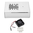 thumbnail image 1 of High quality Raspberry Pi 4 aluminum alloy case with 3010 fan Raspberry Pi 4B, 1 of 5