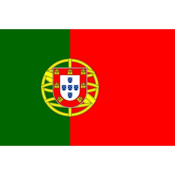 Portugal Flag Decal Sticker - 6 inches wide