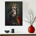 thumbnail image 5 of Dog Canvas Print Funny Scottish Deerhound Dog Painting Poster Vintage Wall Art Starry Night Artwork Picture for Bedroom Decor, 5 of 6