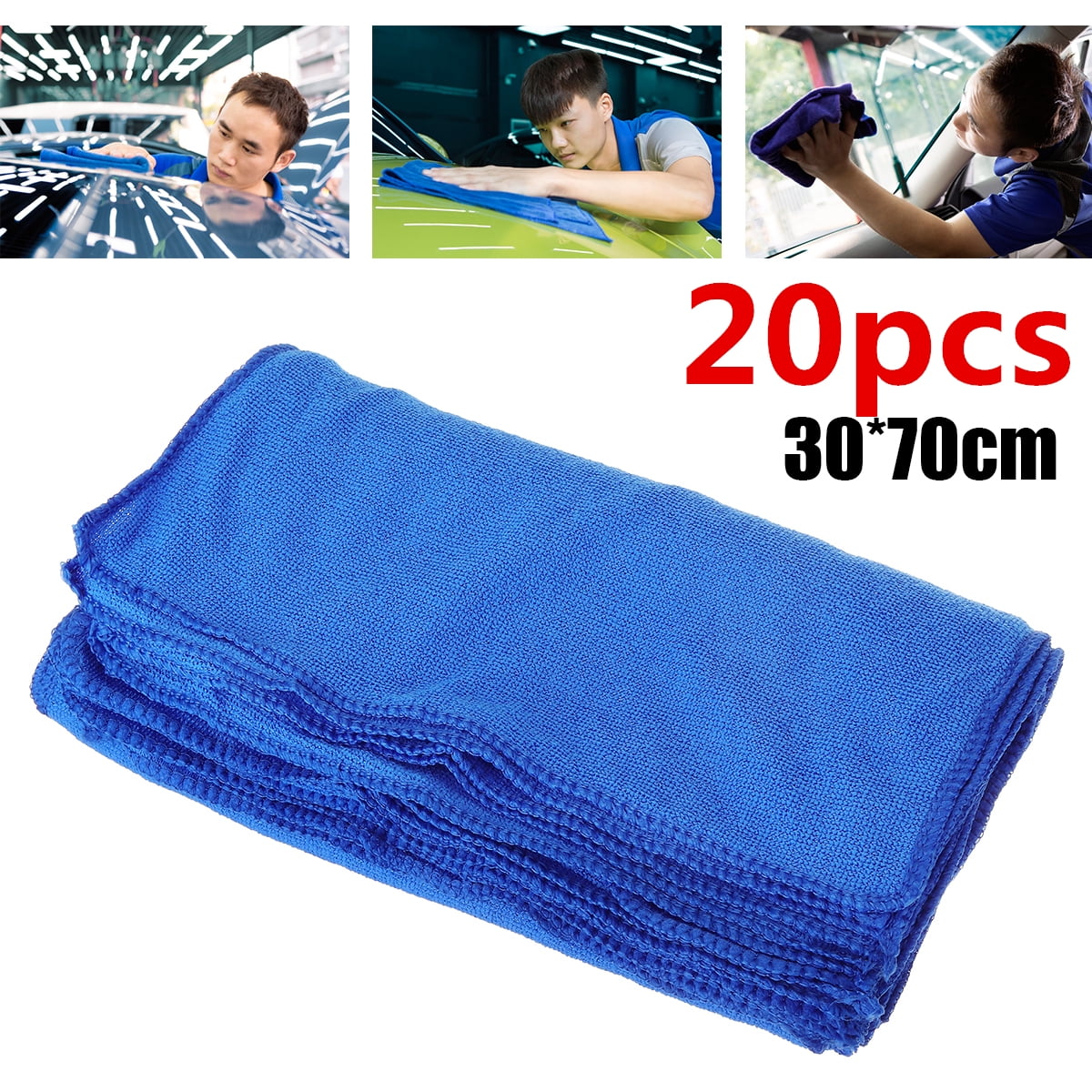 Details about   microfiber blue cleaning towels