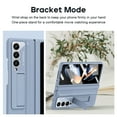 thumbnail image 3 of Case for Samsung Galaxy Z Fold 4 with Kickstand, PU Leather Hinge Protection & Full Body with Built-in Screen Protector PC Protective Phone Stand Case for Samsung Galaxy Z Fold 4G, Blue, 3 of 7