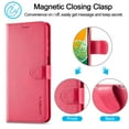 thumbnail image 6 of Galaxy A14 5G Wallet Case for Samsung Galaxy A14 5G Premium Luxury PU Leather Wallet Flip Magnetic Clasp Cover Retro A14 5G Case Credit Card Holder Kickstand Shockproof Case,
Rose, 6 of 17