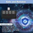 thumbnail image 4 of Control Remoto de Apertura de Puerta Compatible con ///Dip Switch, Reemplaza el Control Remoto 972LM/974LM/372LM/374LM, 4 of 5