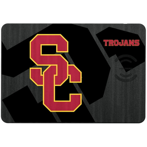 Keyscaper USC Trojans 15W Fast Wireless Charger and Mouse Pad