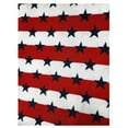 thumbnail image 7 of Patriotic Stars and Stripes Tablecloth Red White Blue Fabric Beatrice (52 x 52 Square), 7 of 7