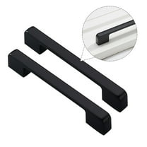 WHAMVOX Drawer Knobs Handle Metal Furniture Handles Black Cabinet Kitchen Matte