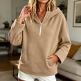 thumbnail image 5 of FNFYFH Women's Hoodies Half Zip Sweatshirt Hooded Loose Fit Long Sleeve Pullover Tops Cute Y2k Fall Clothes 2026, 5 of 5