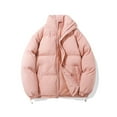 thumbnail image 2 of Karoyedx Women Winter Coat Women's Winter Coat Waterproof Parka - Warm Snow Jacket for Women,Windproof Winter Jacket for Cold Weather Pink Size,2XL, 2 of 6