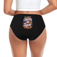 thumbnail image 3 of Womens Underwear - Halloween Trick or Treat Pumpkins No Show Seamless Underwear for Women, Stretch Women's Panties, Hipster Soft Comfort Ladies Panties Bikini Underwear Briefs, 3 of 6